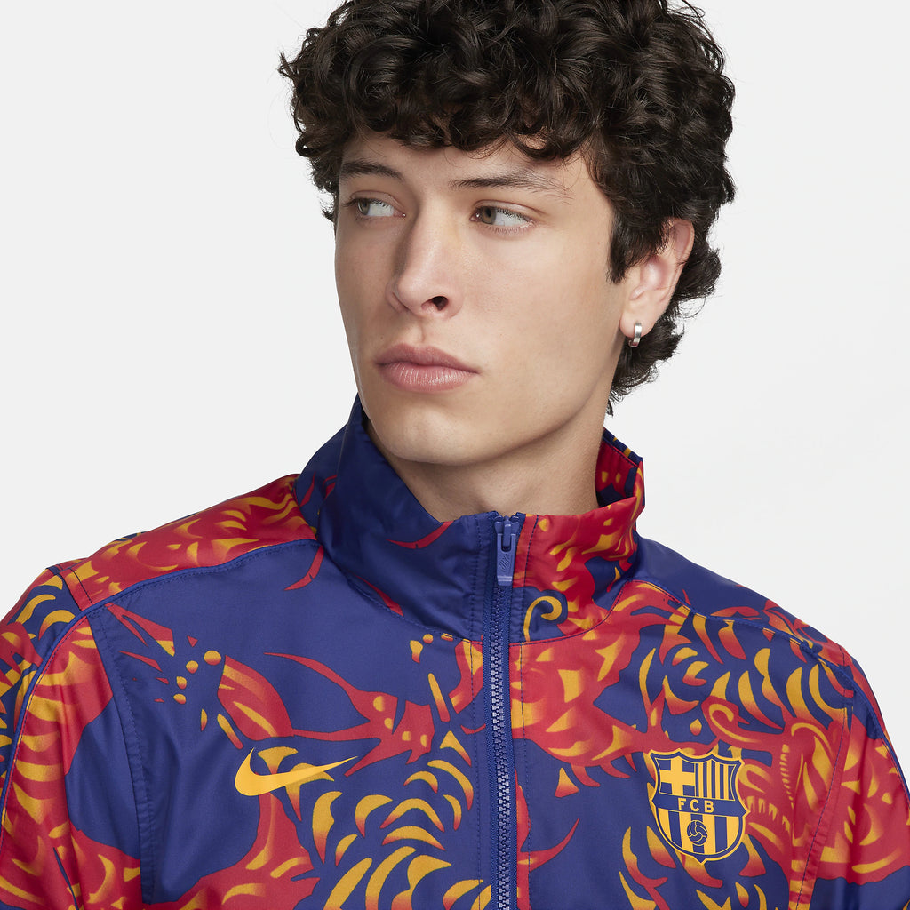 [FJ5565-455] MENS NIKE FC BARCELONA SOCCER WOVEN TRACKSUIT