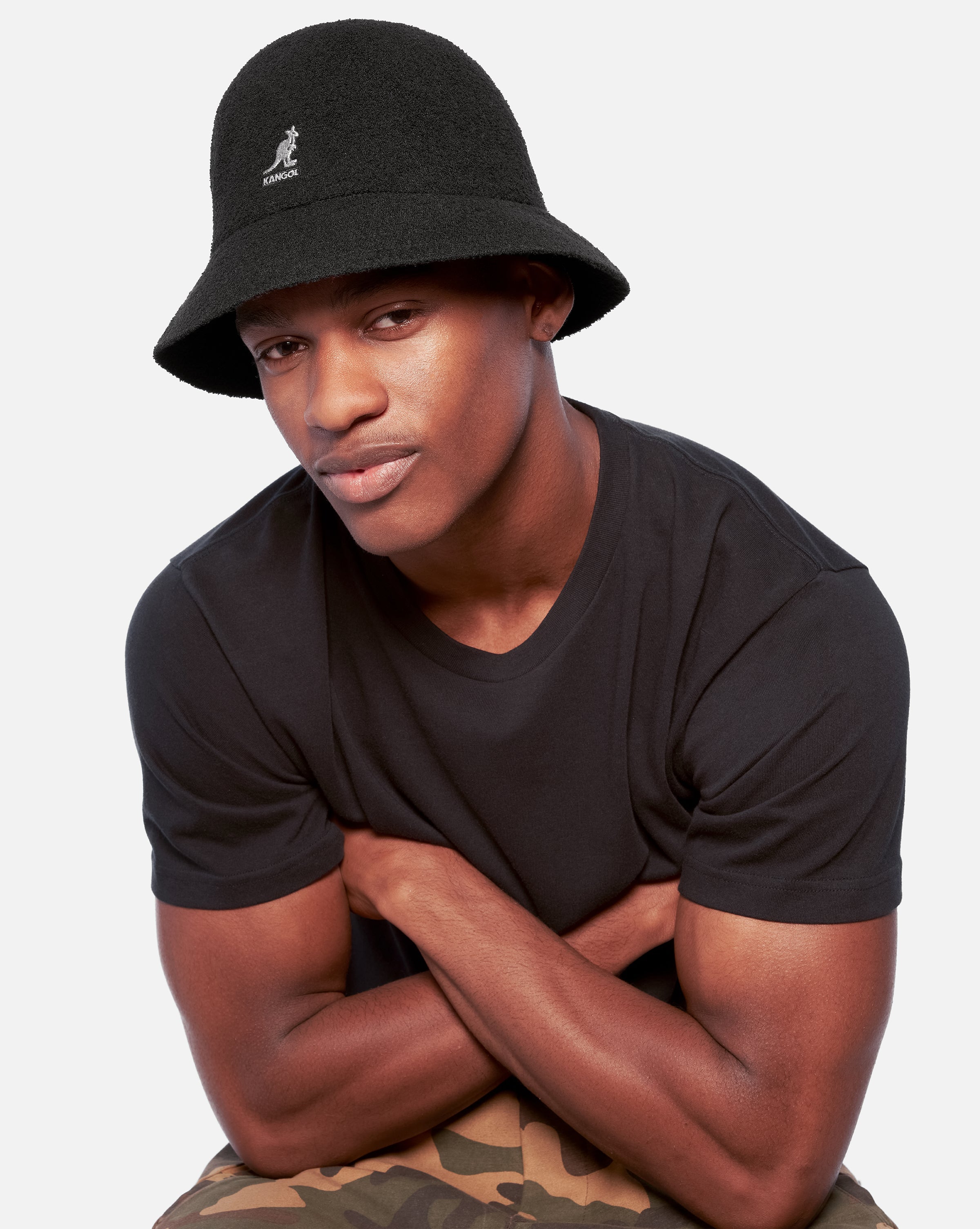[0397BC-BK001] UNISEX KANGOL BERMUDA CASUAL BUCKET HAT