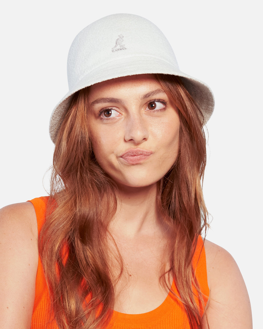 [0397BC-WH103] UNISEX KANGOL BERMUDA CASUAL BUCKET HAT