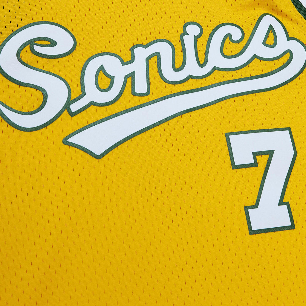 MENS MITCHELL & NESS NBA HWC JERSEY SUPERSONICS 2003 RASHARD LEWIS