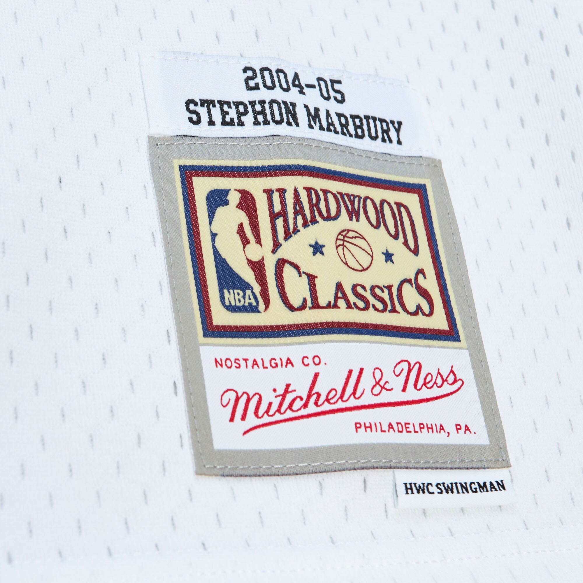 MENS MITCHELL & NESS HWC JERSEY KNICKS 2004 STEPHON MARBURY