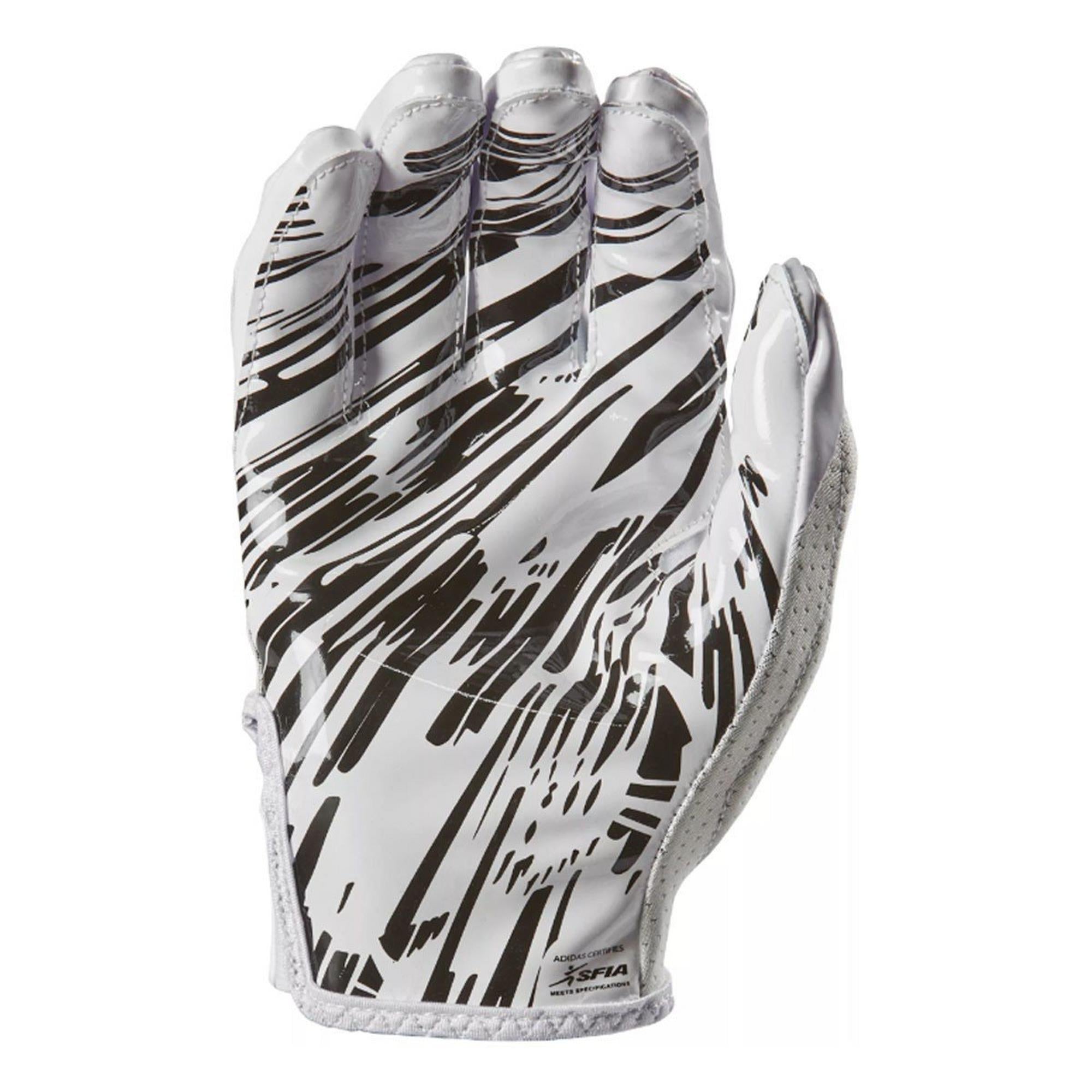 [AF1605-WHT/BLK] MENS ADIDAS FREAK 6.0 FOOTBALL RECEIVER GLOVES