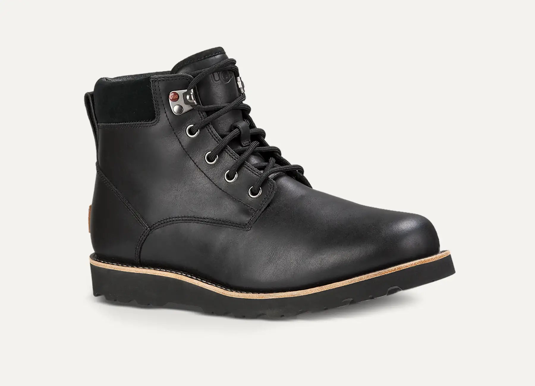 [1008146-BLK] MENS UGG SETON TL LACING SHORT BOOT 'BLACK'