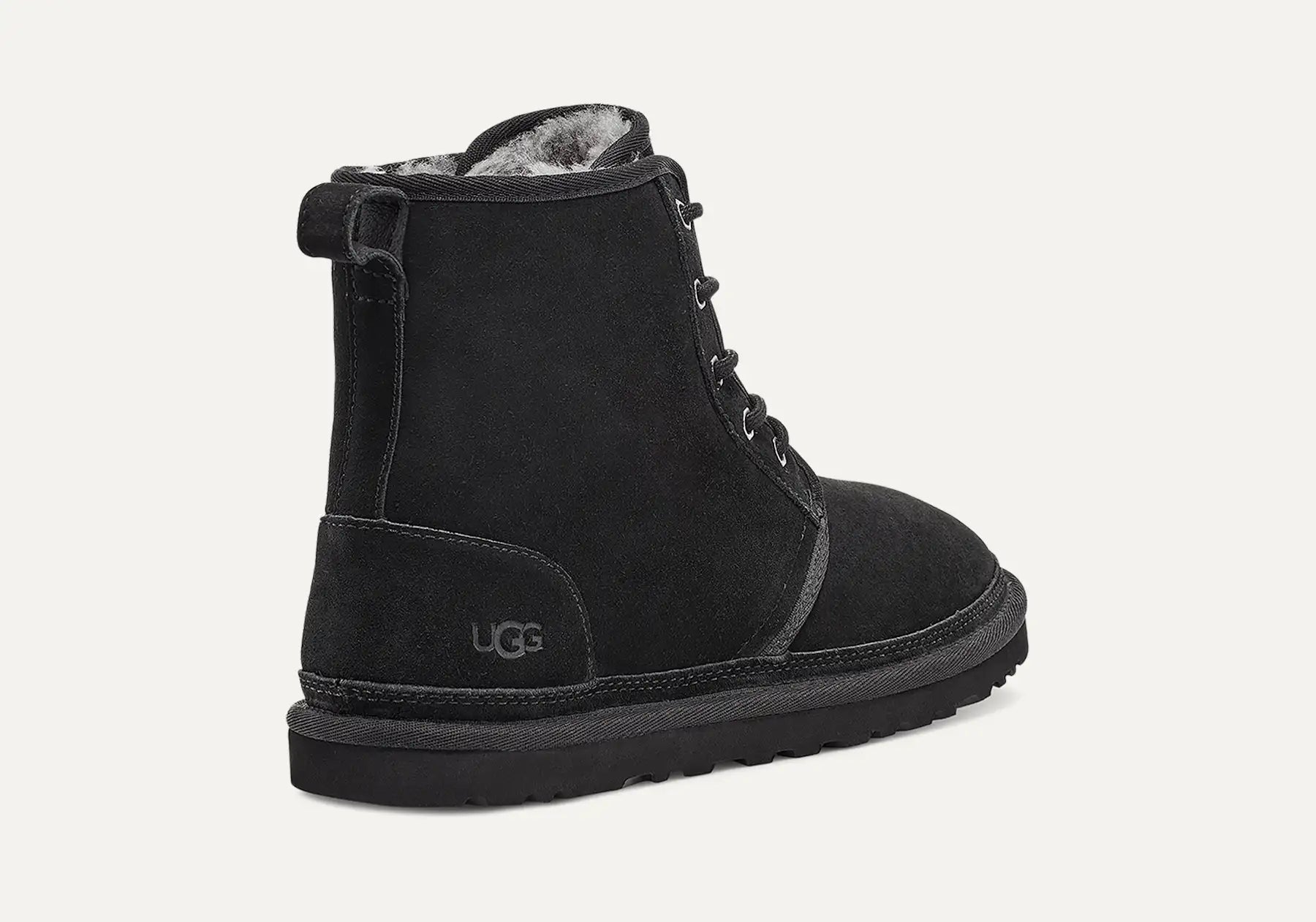 [1016472-BLK] MENS UGG HARKLEY FLEECE LINED 'BLACK' - BLACK