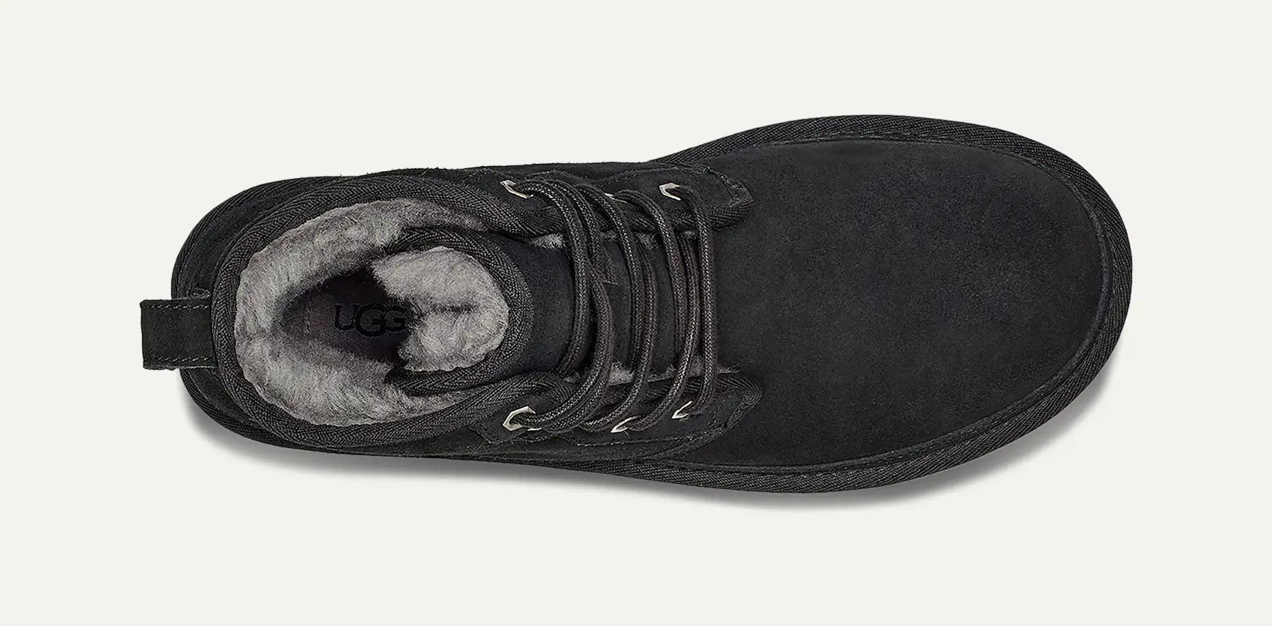 [1016472-BLK] MENS UGG HARKLEY FLEECE LINED 'BLACK' - BLACK