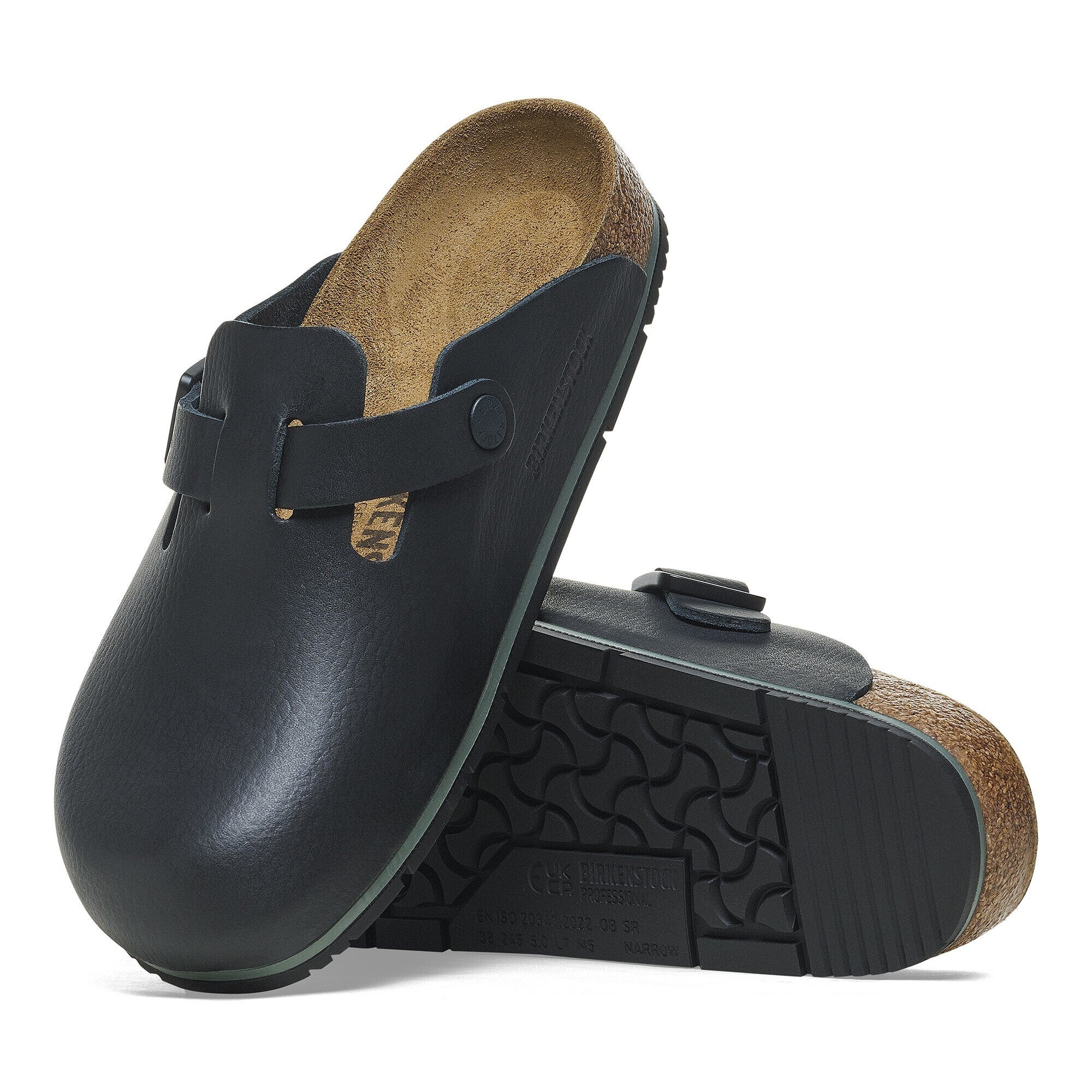 [1025979] Unisex Birkenstock BOSTON PRO LEATHER 'REGULAR FIT'