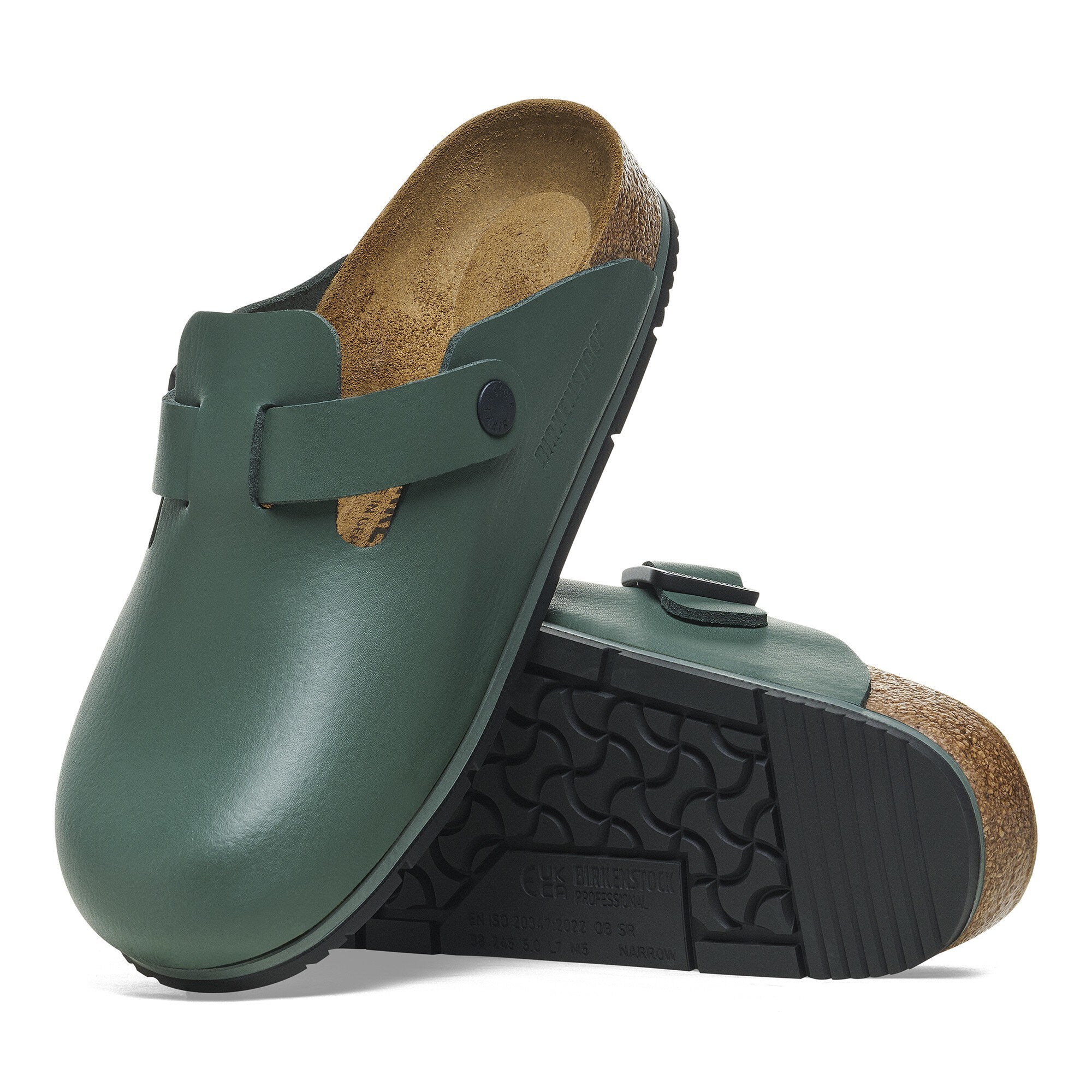 [1026188] Unisex Birkenstock BOSTON PRO LEATHE 'NARROW FIT'
