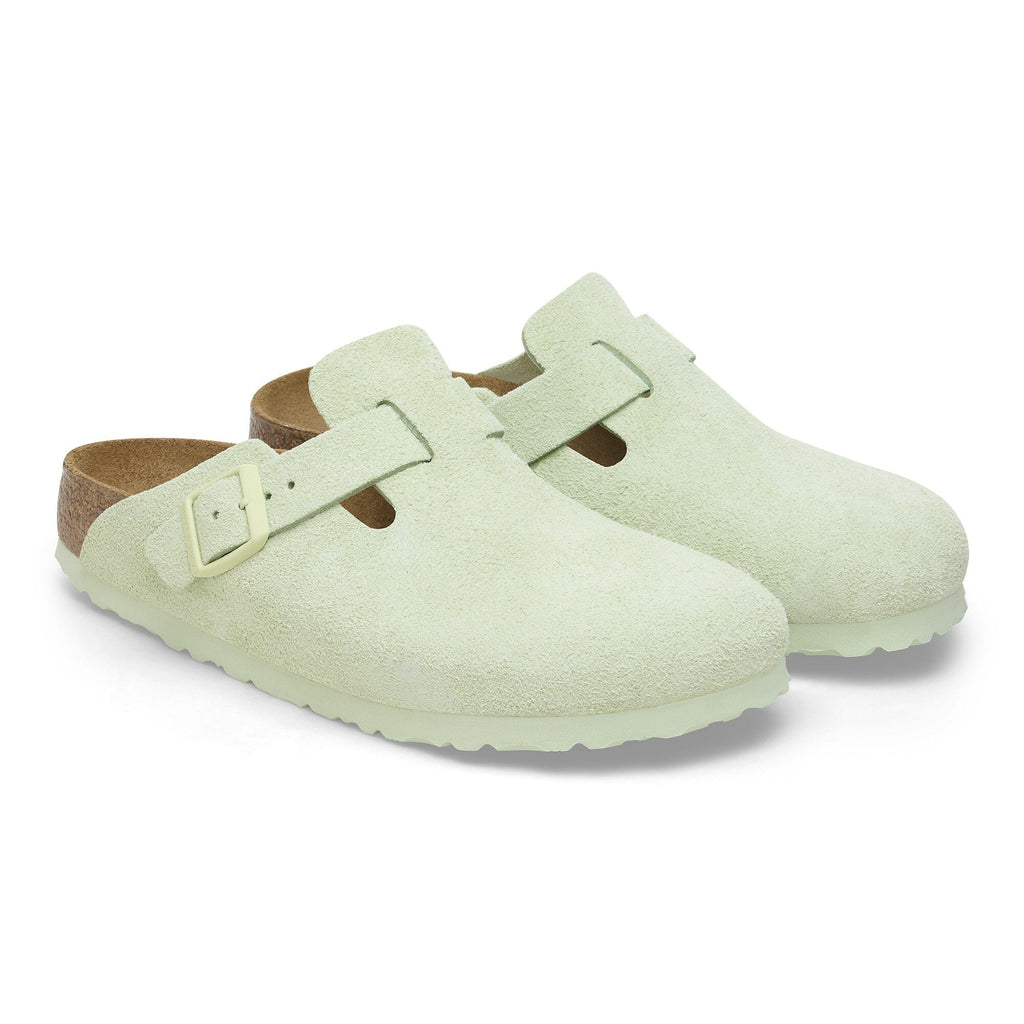 [1027678] Unisex Birkenstock BOSTON SOFT FOOTBED SUEDE LEATHER 'NARROW FIT'