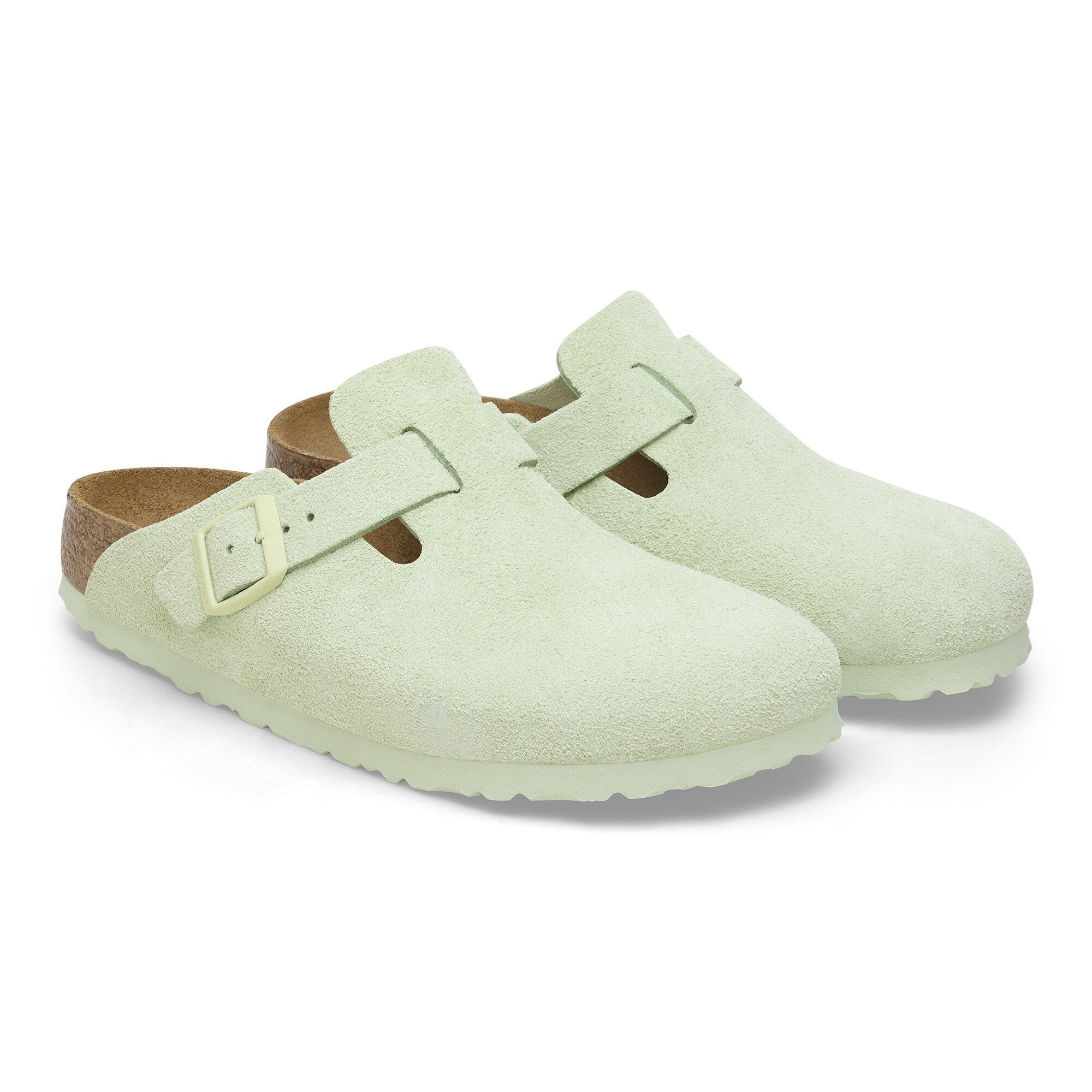 [1027678] Unisex Birkenstock BOSTON SOFT FOOTBED SUEDE LEATHER 'NARROW FIT'