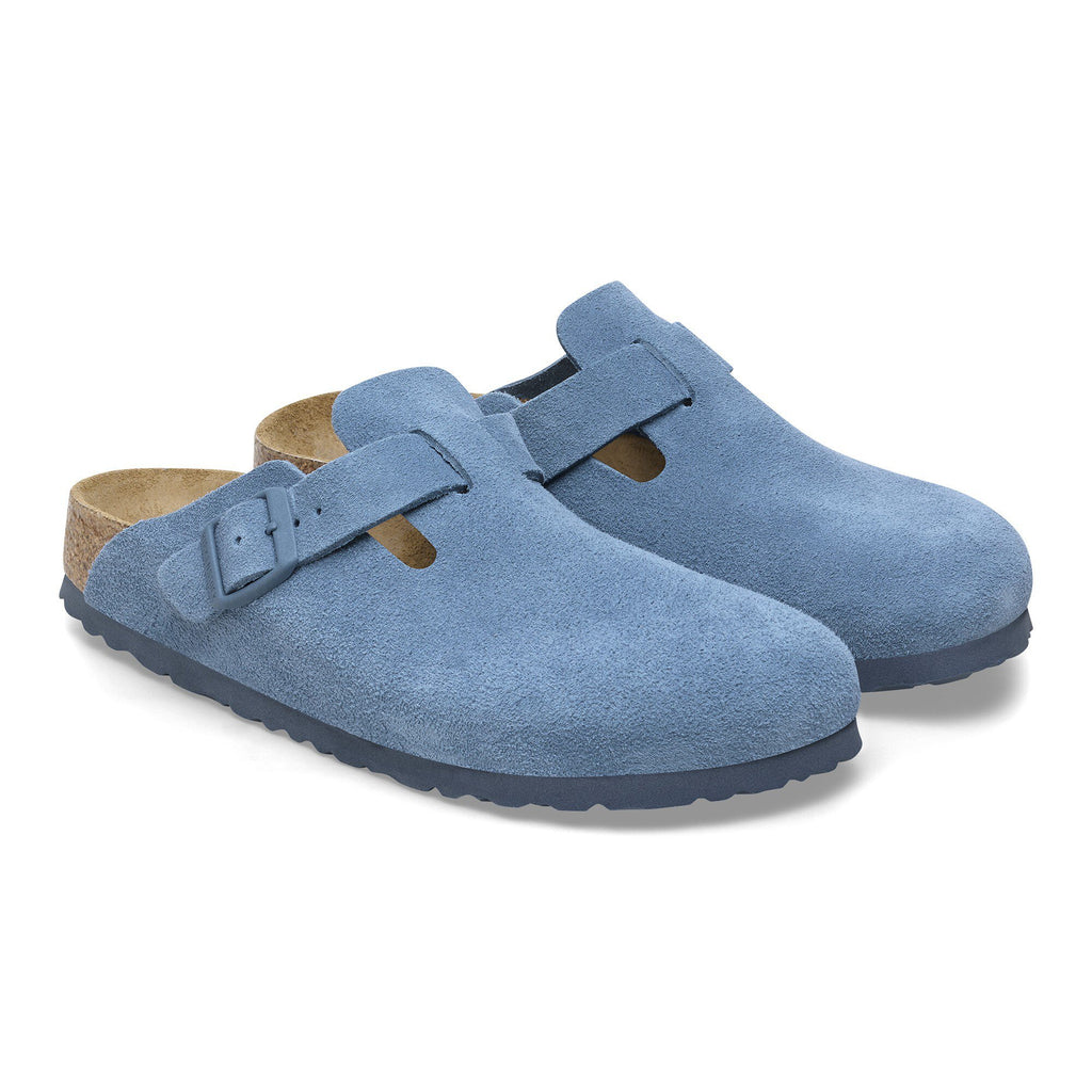 [1027649] Unisex Birkenstock BOSTON SOFT FOOTBED SUEDE LEATHER 'REGULAR FIT'