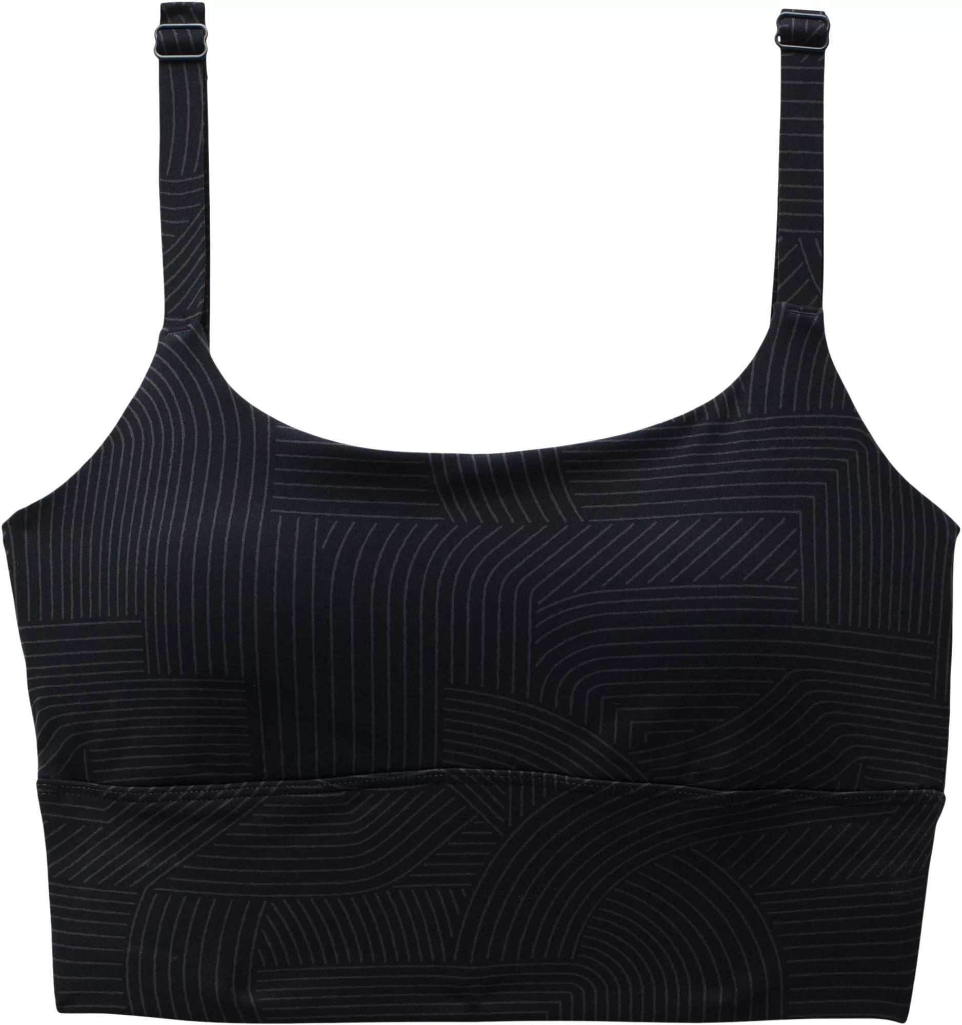 WOMENS PRANA LUXARA SCOOP REMOVABLE MODESTY CUPS BRA UPF 50+ BRALETTE