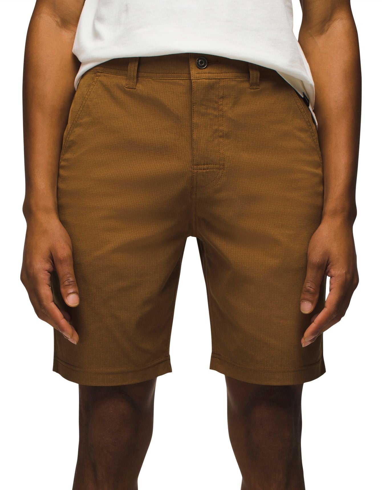 [1965291-SEPIA] MENS PRANA HYBRIDIZER STANDARD FIT UPF 30+ 10" INCH SHORTS