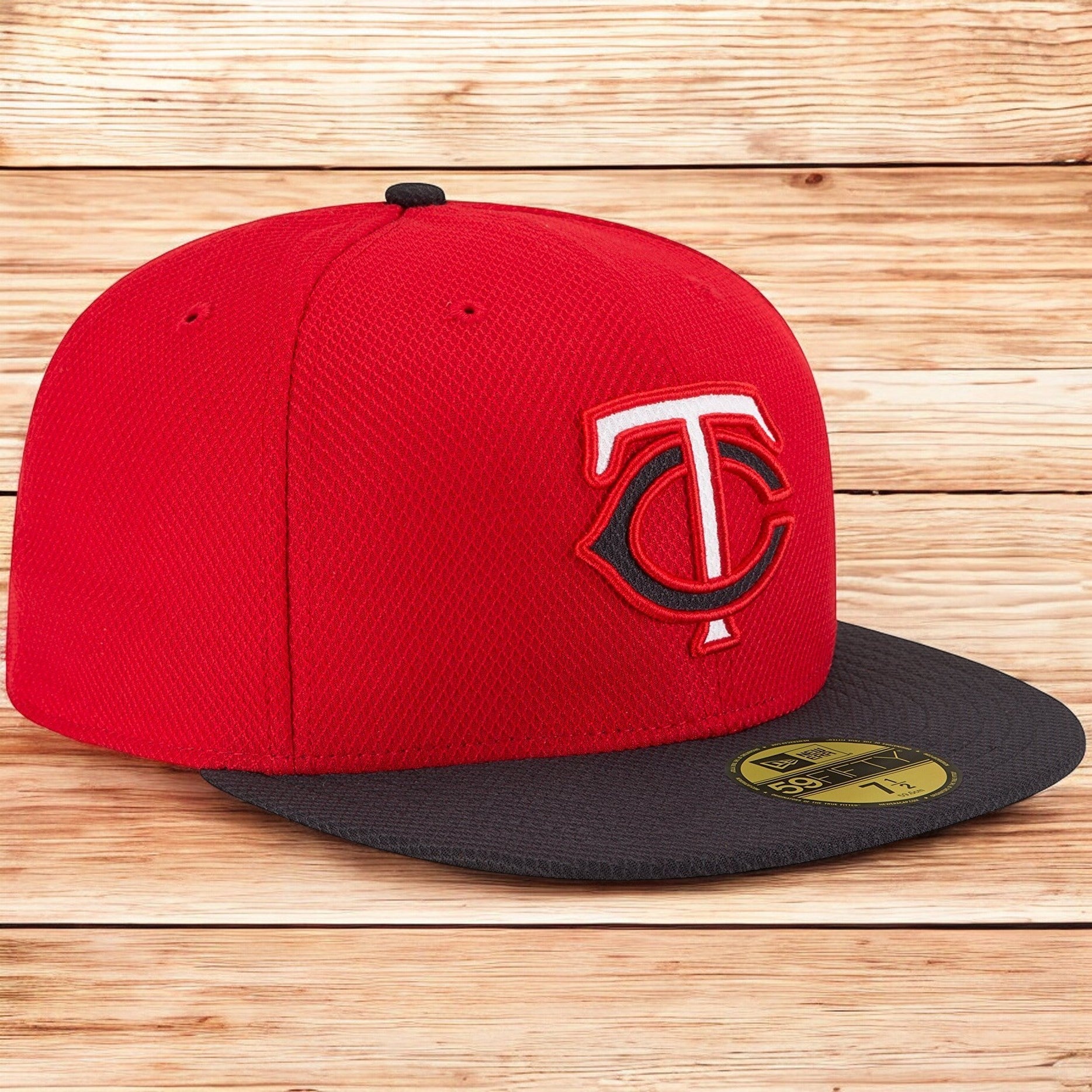 [10757949] Mens New Era MLB Diamond Era 59Fifty Fitted Cap Minnesota Twins