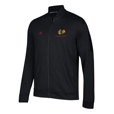 [DA7341] Mens Adidas NHL Chicago Blackhawks Team Issue Bomber