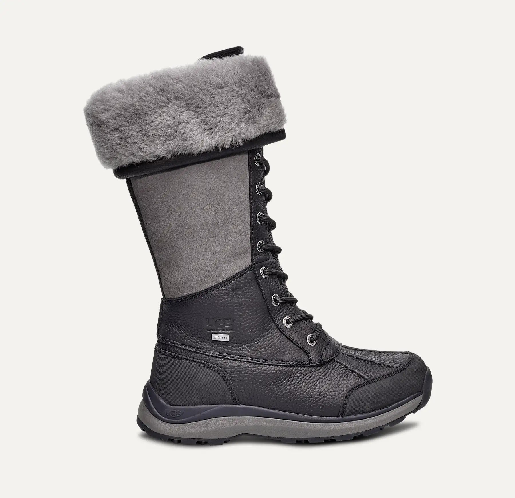 [1095142-BLK] WOMENS UGG ADIRONDACK BOOT III 'BLACK' - BLACK/GREY