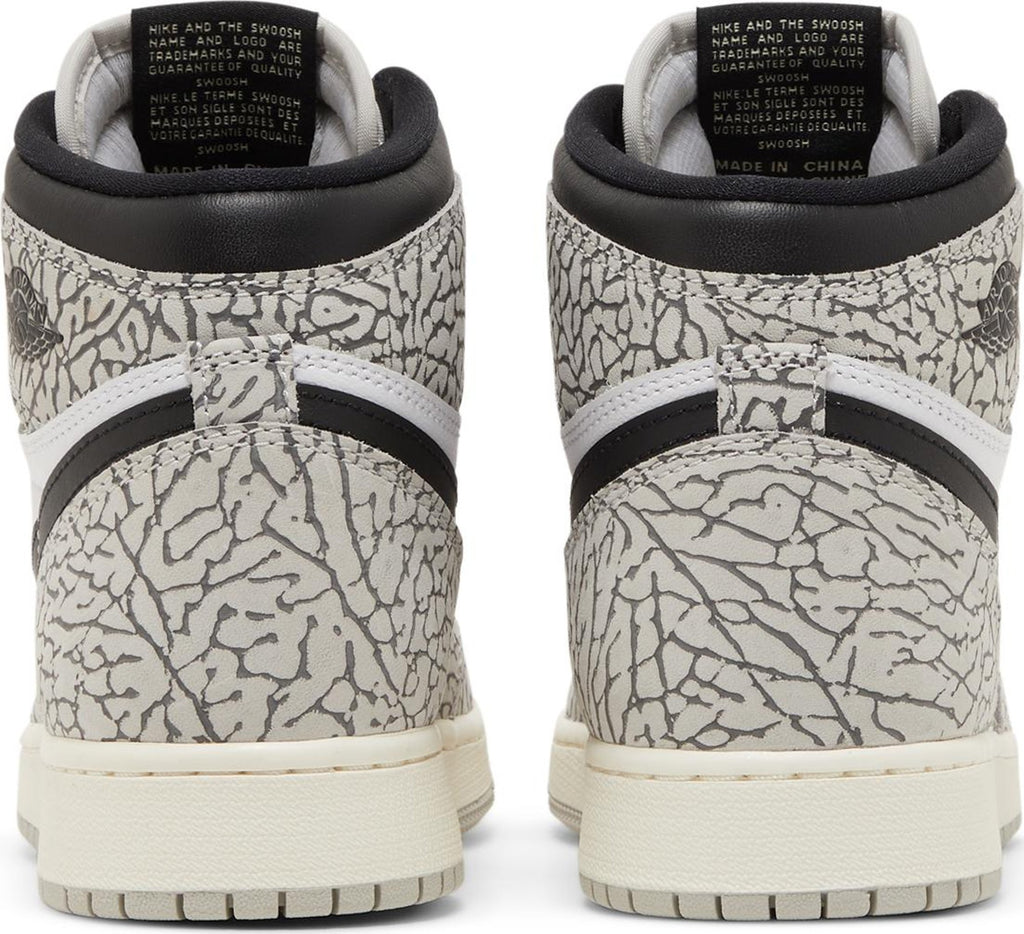 [FD1437-052] Grade School Air Jordan RETRO 1 HIGH OG 'WHITE CEMENT (GS)'