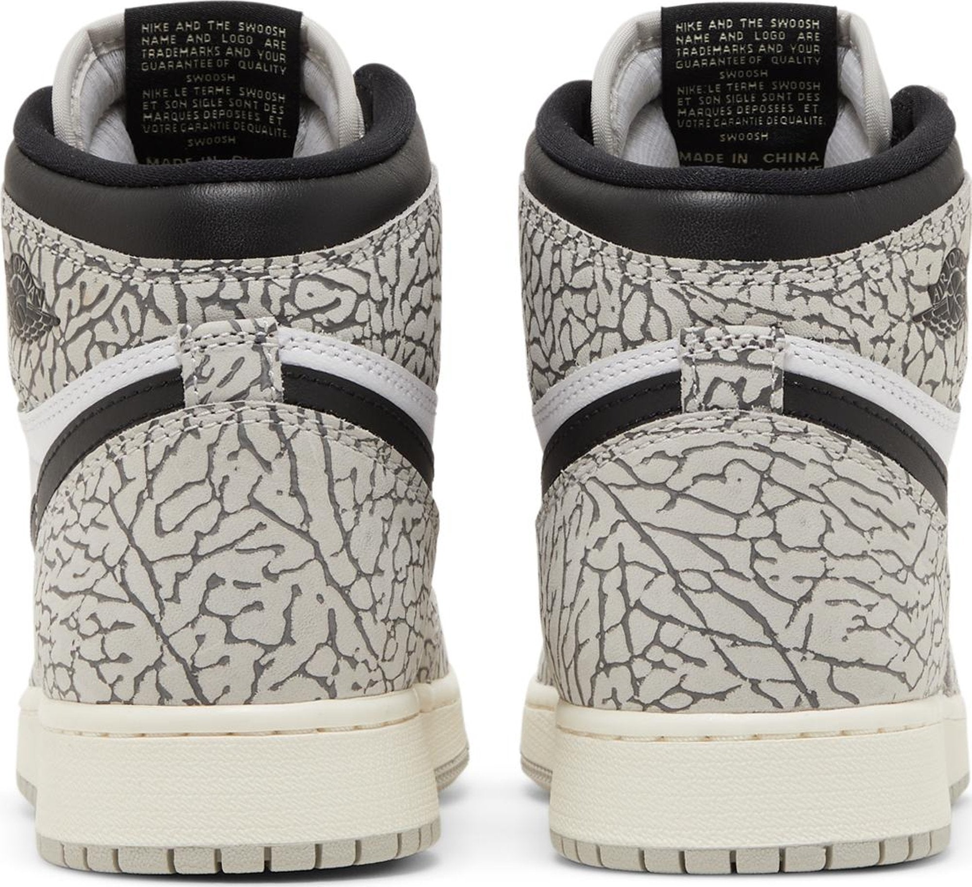 [FD1437-052] Grade School Air Jordan RETRO 1 HIGH OG 'WHITE CEMENT (GS)'