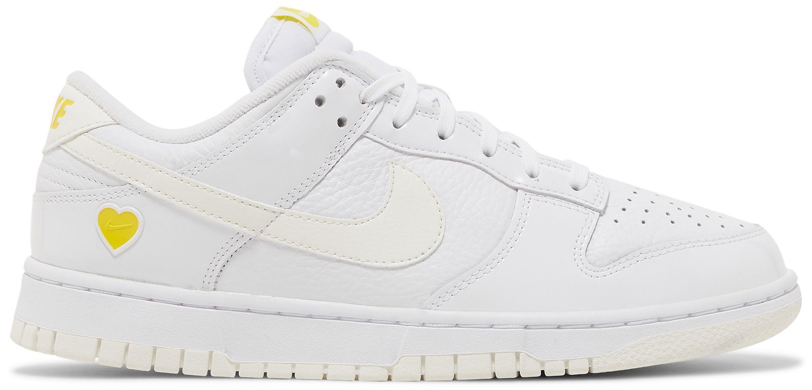 [FD0803-100] WOMENS NIKE DUNK LOW 'VALENTINE'S DAY YELLOW HEART'
