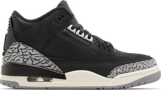 [CK9246-001] Womens Air Jordan Retro 3 "Off Noir"