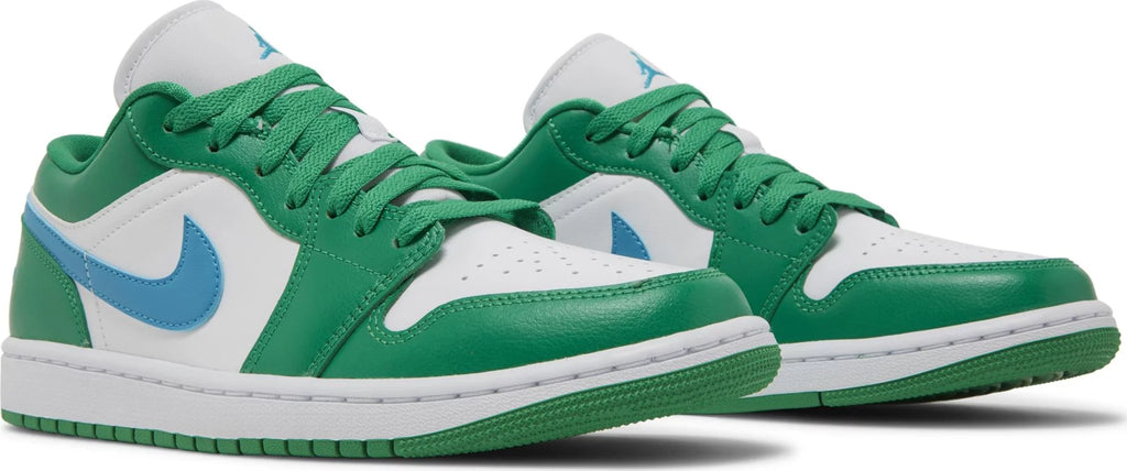 [DC0774-304] Womens Air Jordan Retro 1 Low 'Lucky Green Aquatone'