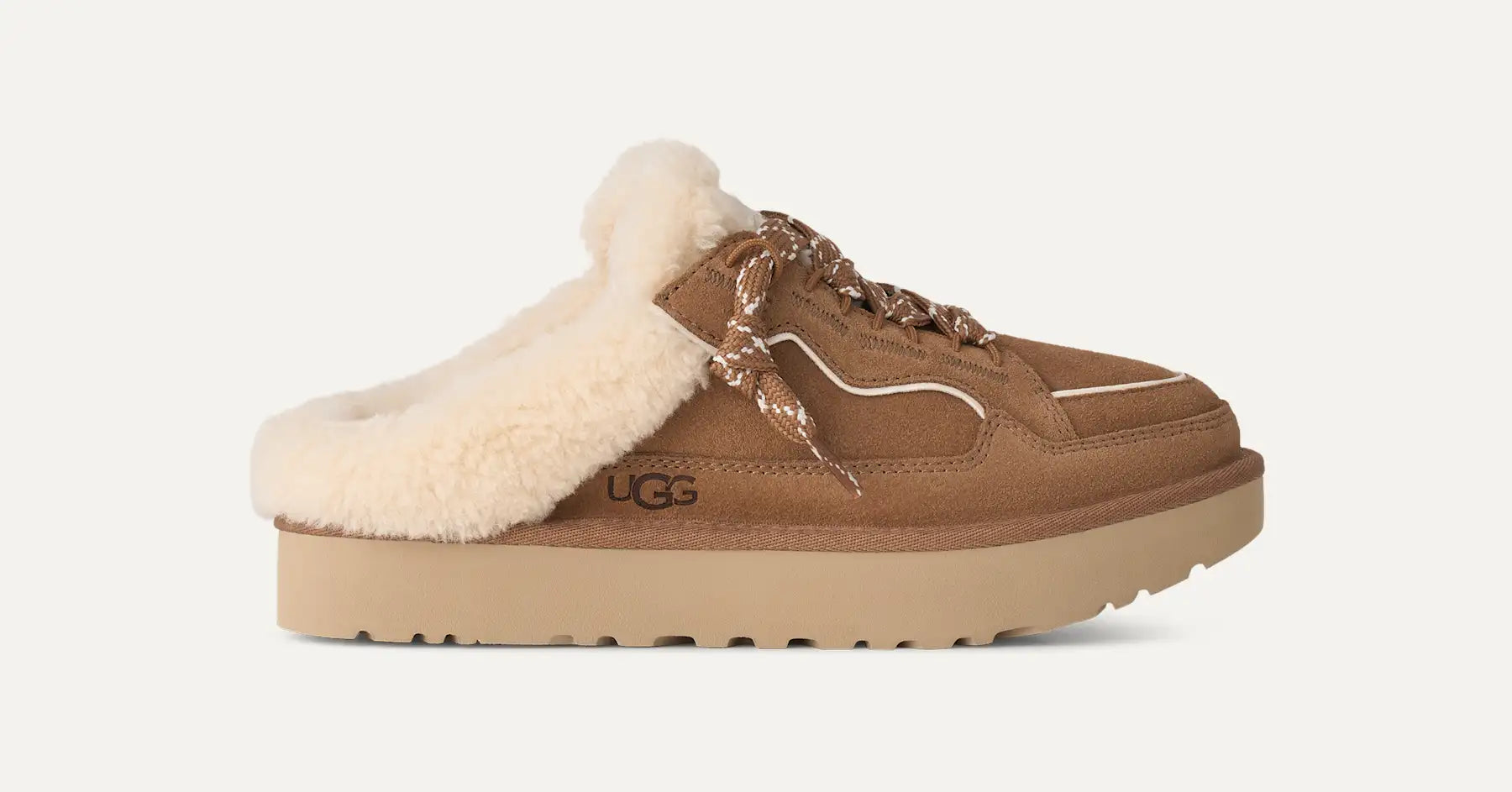 [1180313-CHE] WOMENS UGG LOWMEL MULE 'CHESTNUT'