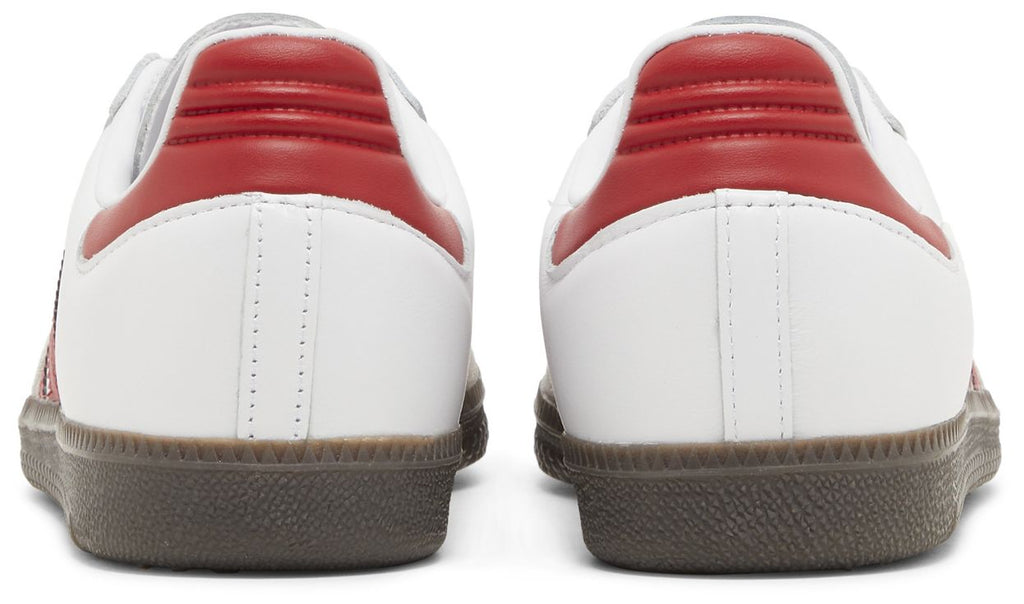 [IG1025] MENS ADIDAS SAMBA OG 'WHITE BETTER SCARLET'