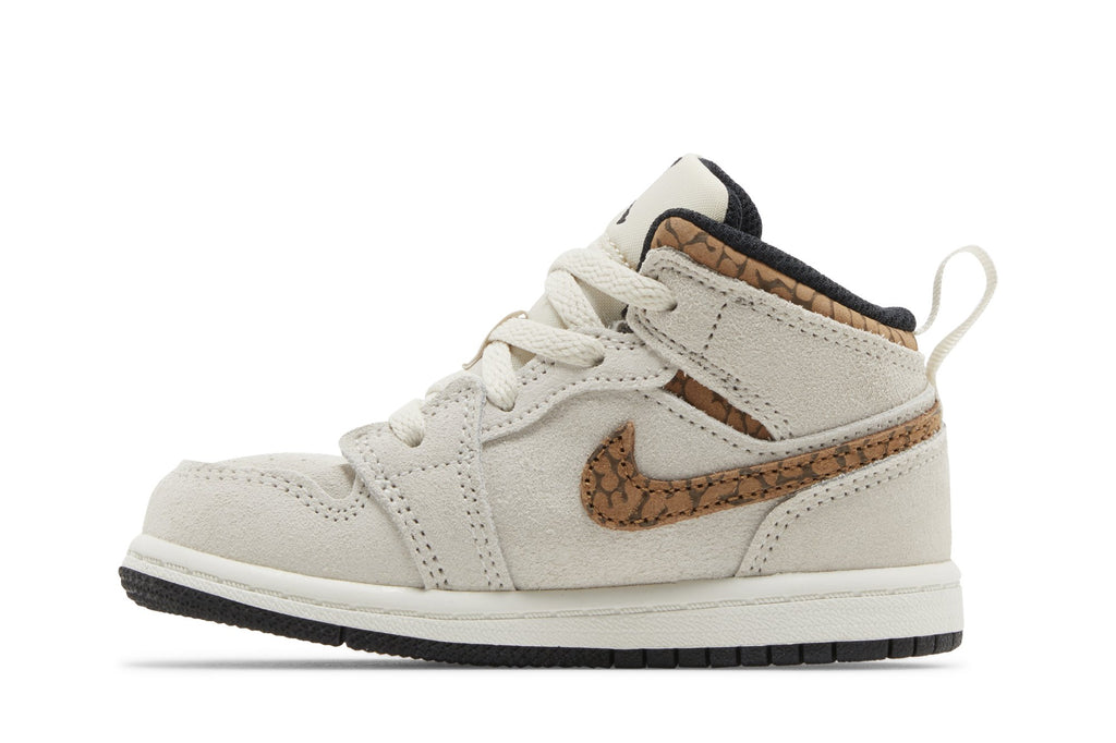 [DZ5370-102] Preschool Air Jordan RETRO 1 MID SE 'BROWN ELEPHANT (PS)'
