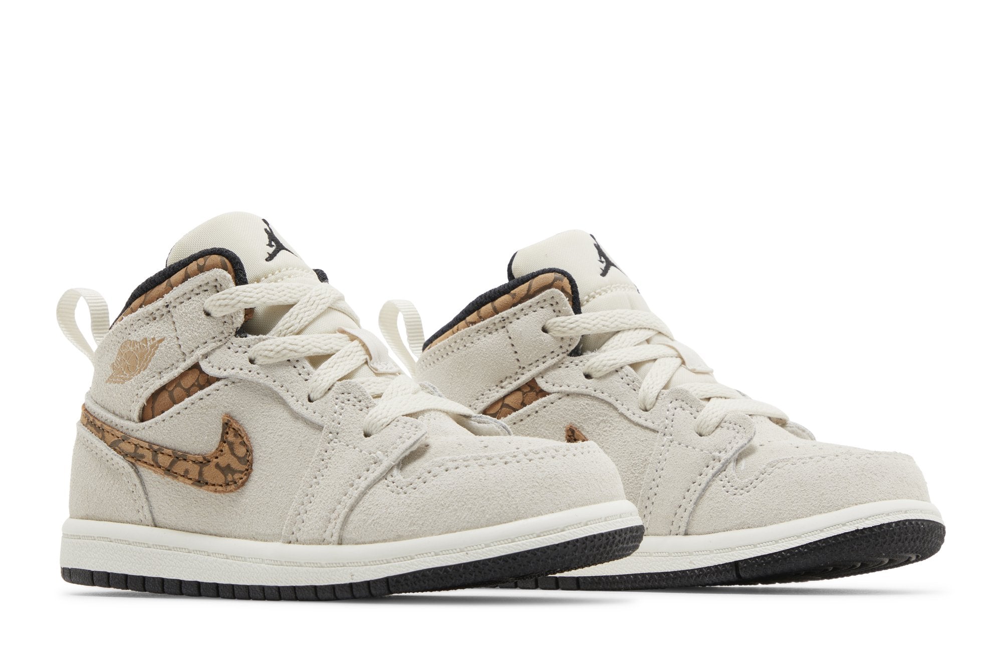 [DZ5370-102] Preschool Air Jordan RETRO 1 MID SE 'BROWN ELEPHANT (PS)'