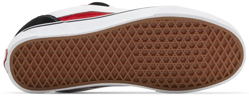 [VN0009QC6RT] MENS VANS KNU SKOOL - RED/WHITE/BLACK