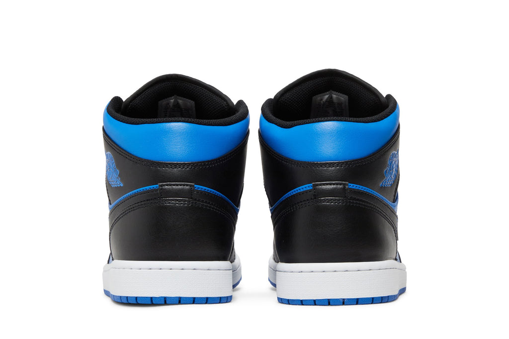 [DQ8426-042] Mens Air Jordan Retro 1 Mid 'Black Royal Metallic'