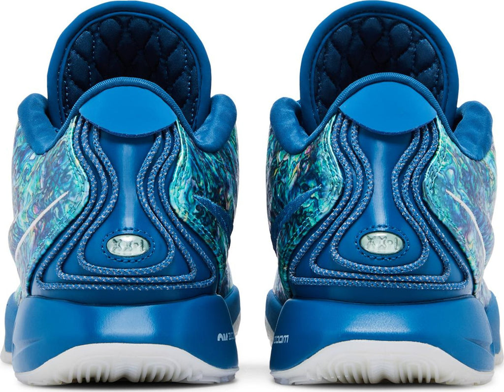 [FN0708-400] MENS NIKE LEBRON XXI "ABALONE" - INDUSTRIAL BLUE/METALLIC SILVER