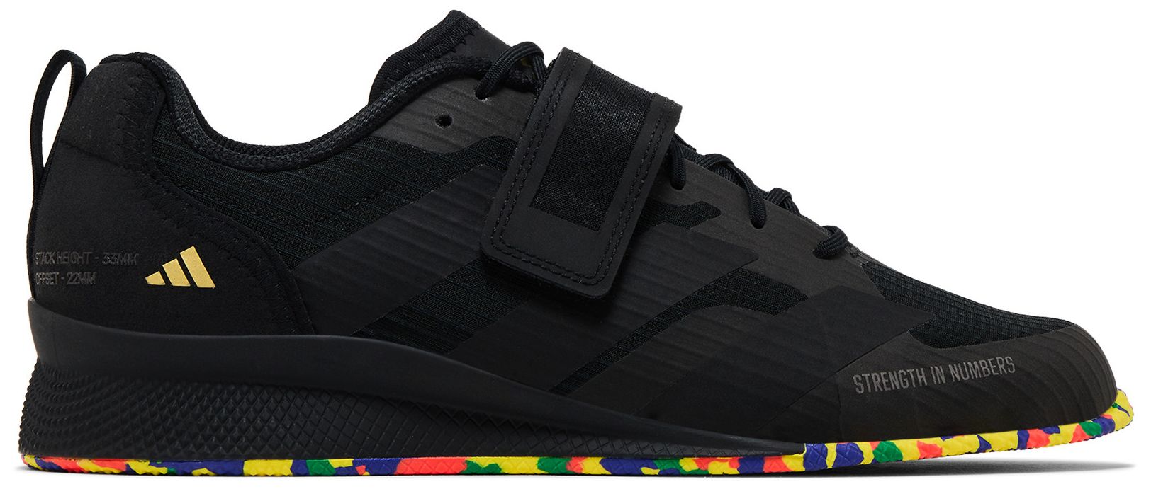 [IF0534] MENS ADIDAS ADIPOWER 3 'CORE BLACK GOLD METALLIC'