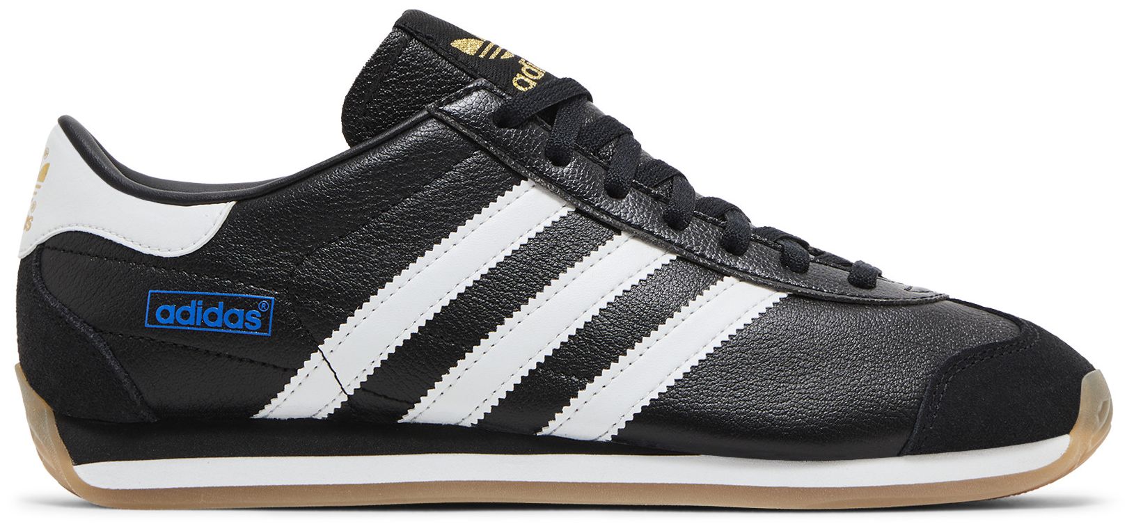 [IH0299] MENS ADIDAS COUNTRY JAPAN 'BLACK WHITE BLUE'