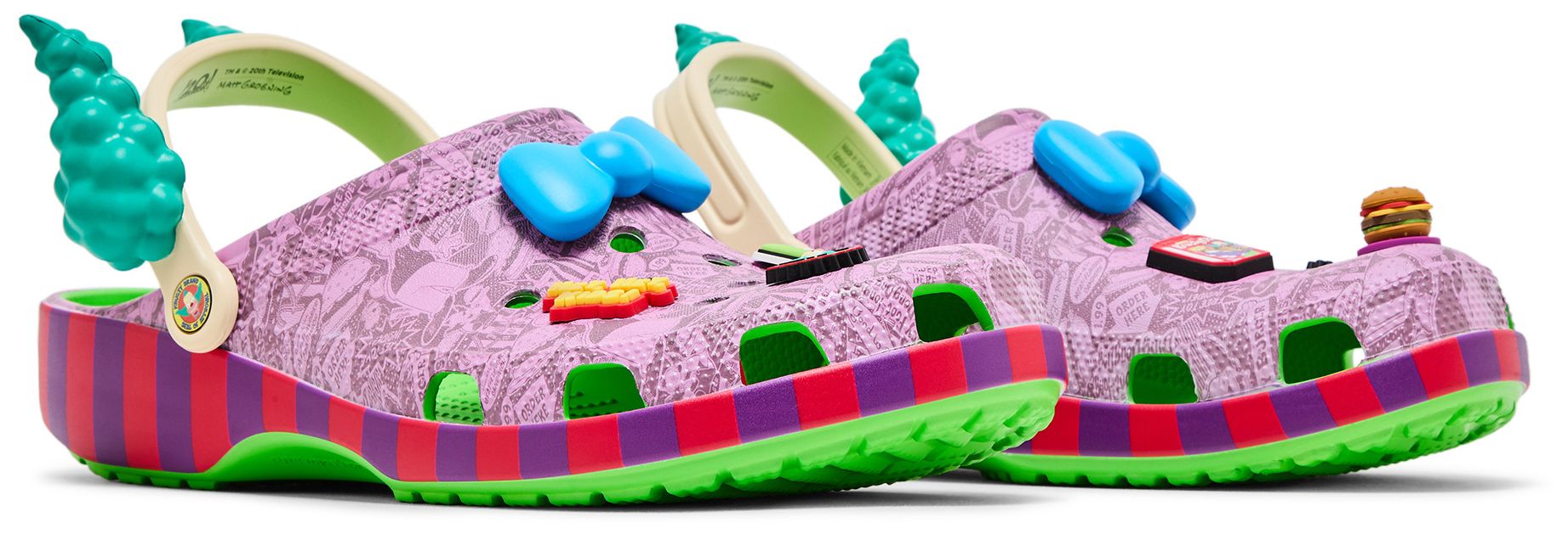 [211107-90H] Mens Crocs Classic Clog 'The Simpsons Krusty the Clown'