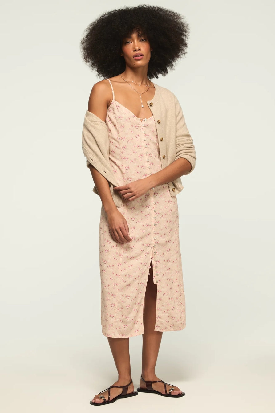 [158103-690] WOMENS LUCKY BRAND FESTIVAL PRINTED SIMONE SLIP DRESS
