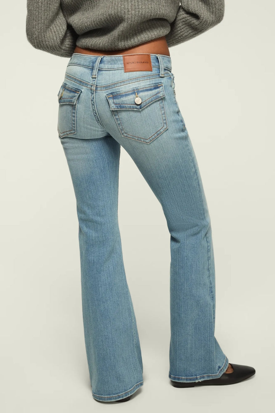 [162995-430] WOMENS LUCKY BRAND LOW RISE FLARE - PURITY WASH