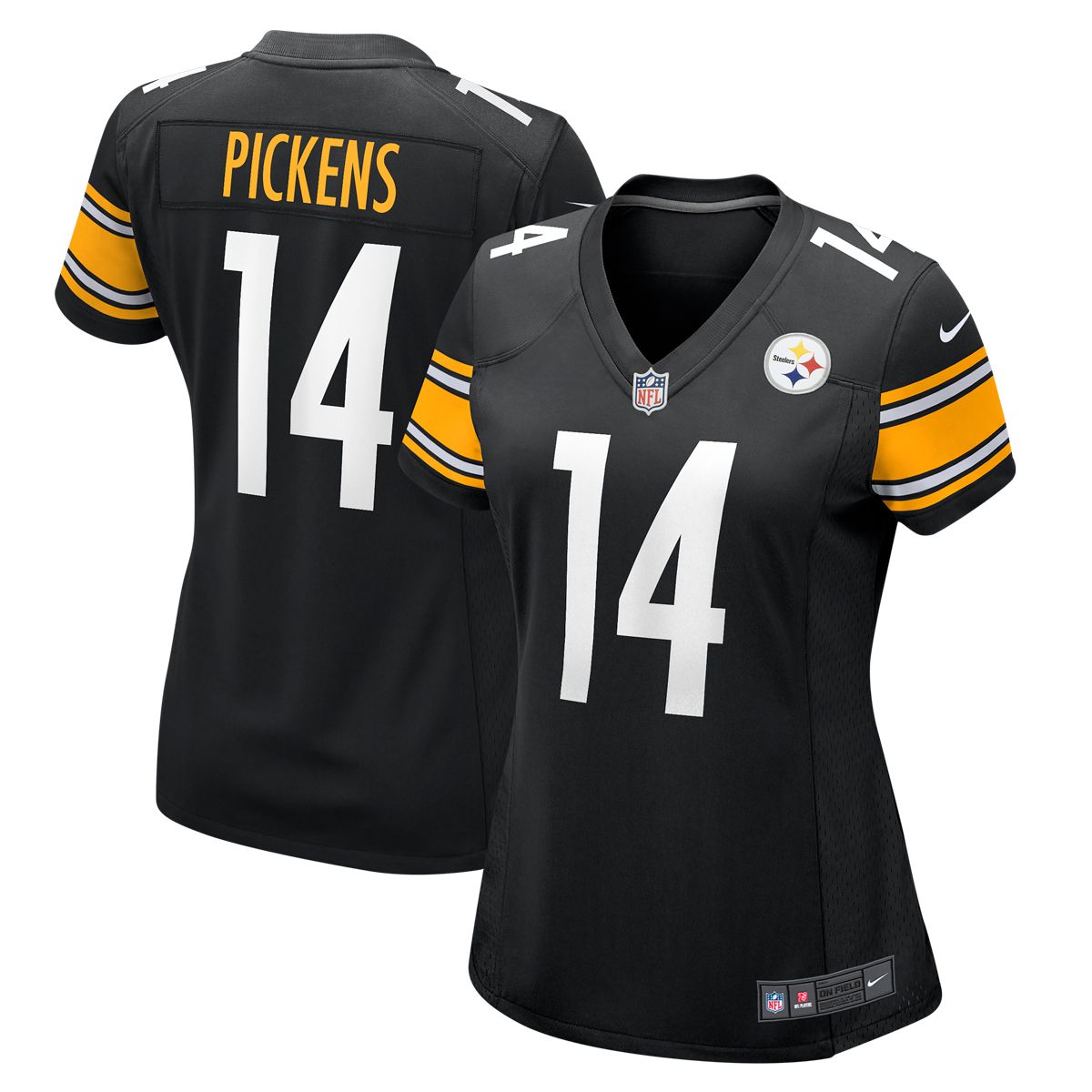 [67NW-PTGH-7LF-JZ0W] WOMENS NIKE NFL GEORGE PICKENS PITTSBURGH STEELERS GAME PLAYER JERSEY
