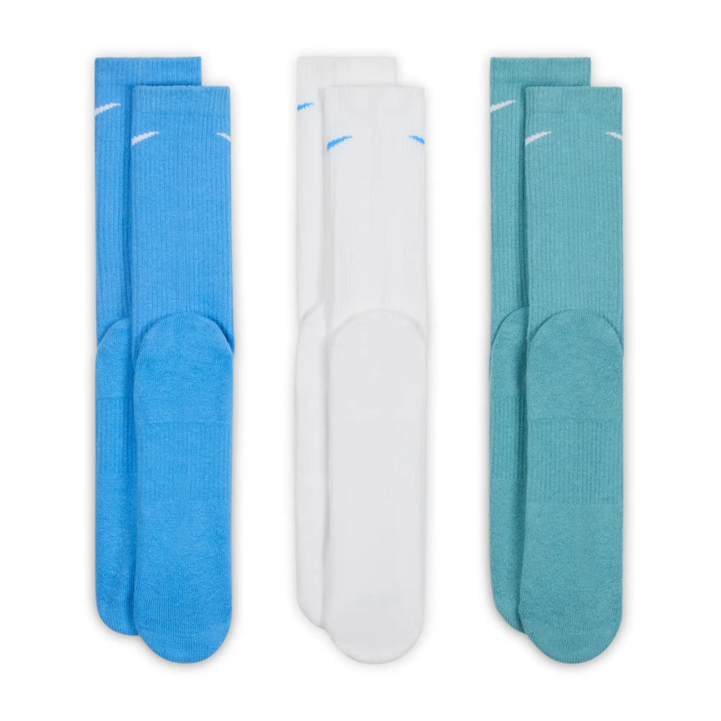 [SX6888-937] MENS NIKE EVERYDAY PLUS CUSHIONED TRAINING CREW SOCKS (3 PAIRS)
