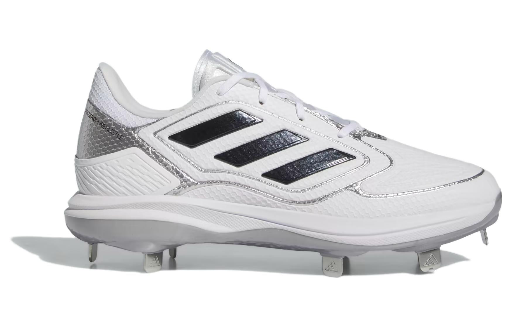 [IG7135] WOMENS ADIDAS ADIZERO PUREHUSTLE 3 'WHITE BLACK SILVER'