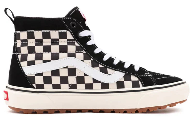 [VN0A5HZYA04] MENS VANS UA SK8-HI MTE-1 CHECKERBOARD - BLACK/WHITE/CHECKERBOARD