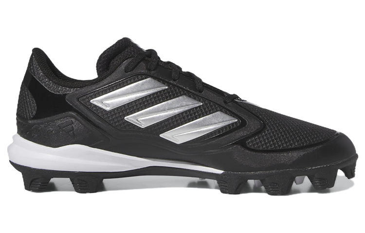 [IG7138] WOMENS ADIDAS PUREHUSTLE 3 MD 'CORE BLACK SILVER METALLIC'