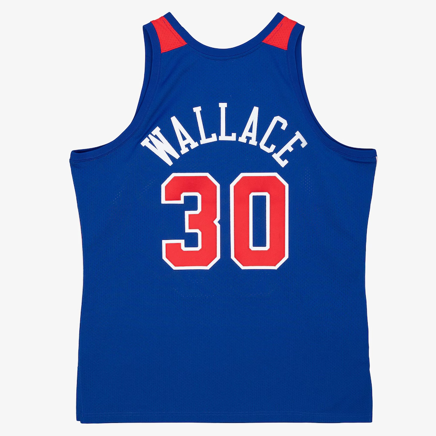 MENS MITCHELL & NESS AUTHENTIC JERSEY BULLETS 96-97 BEN WALLACE