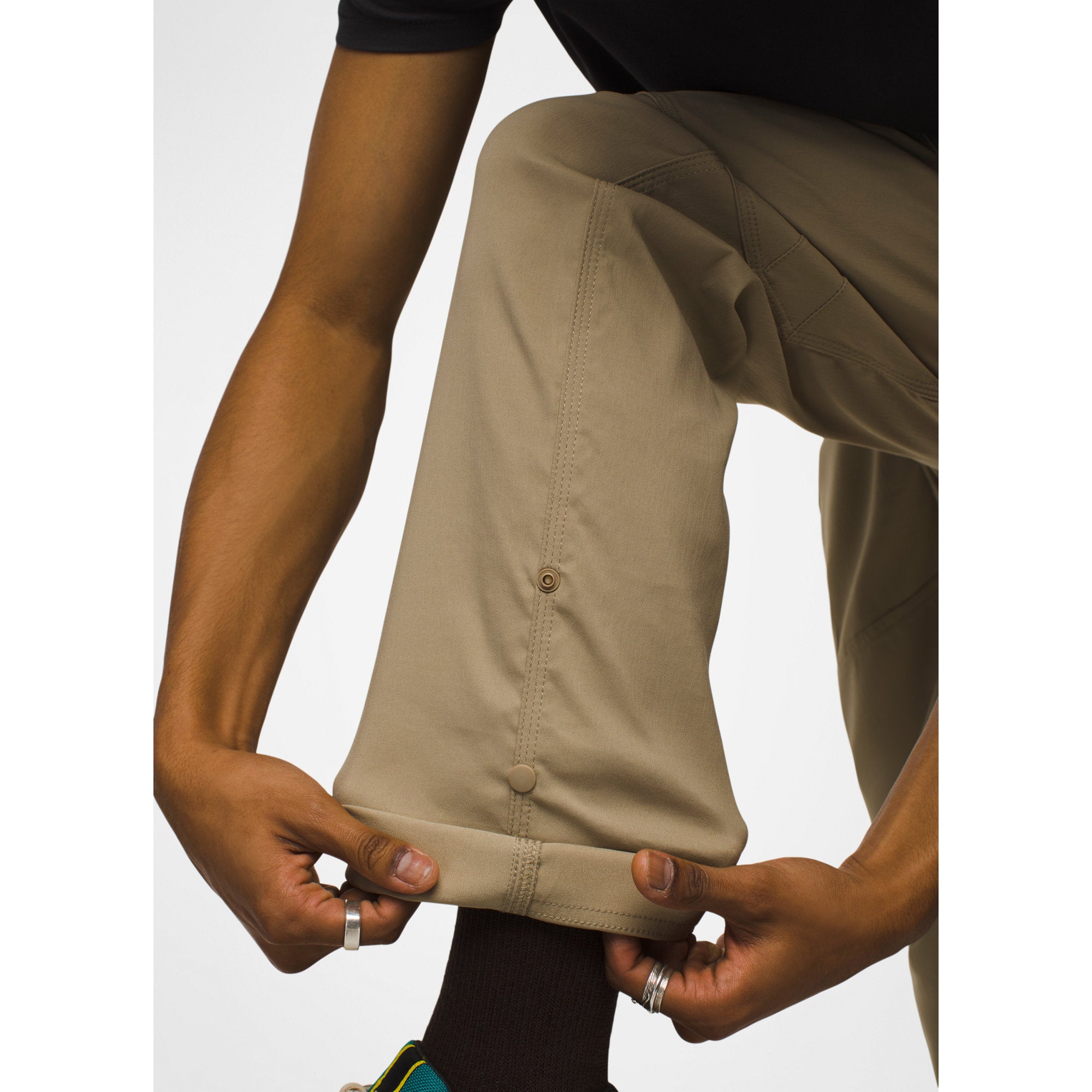 MENS PRANA STRETCH ZION II STRETCHED STRAIGHT FIT UPF 50+ PANTS