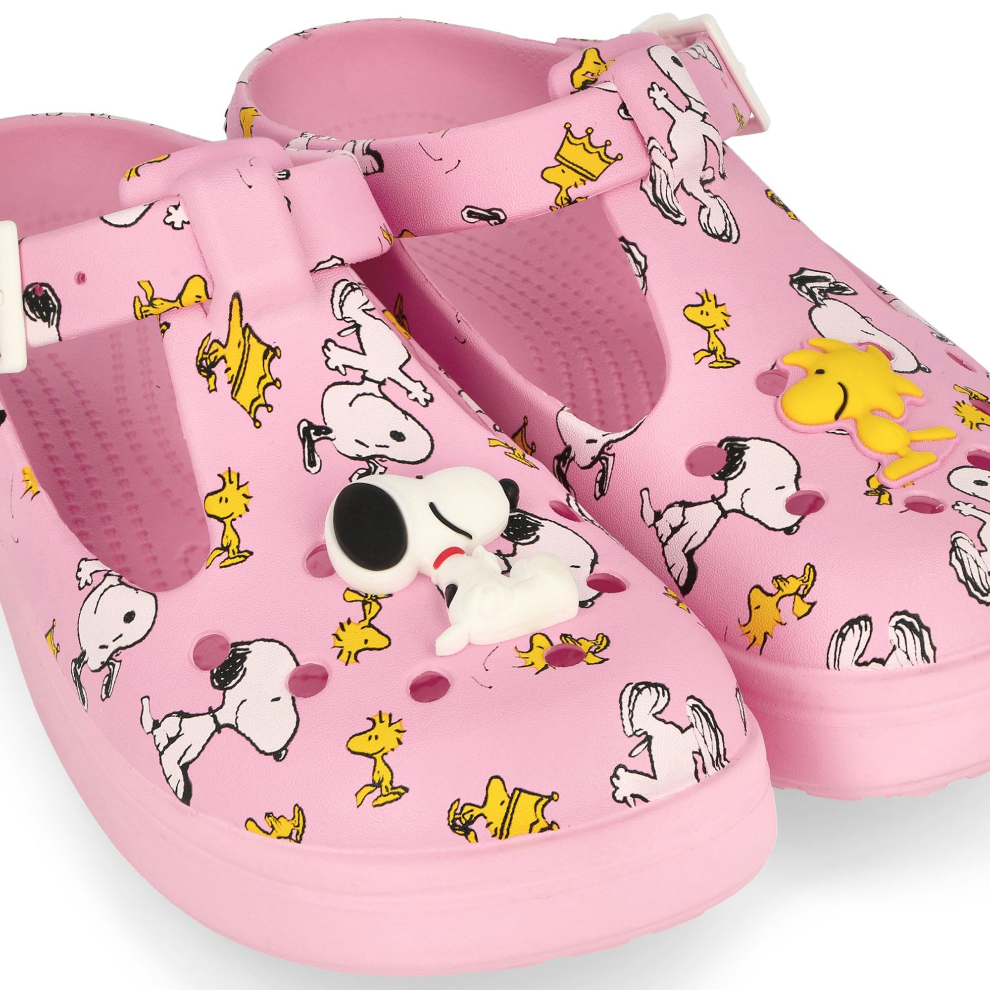 [211130-90H] Unisex Crocs Mary Jane Clog 'Peanuts Snoopy and Woodstock'