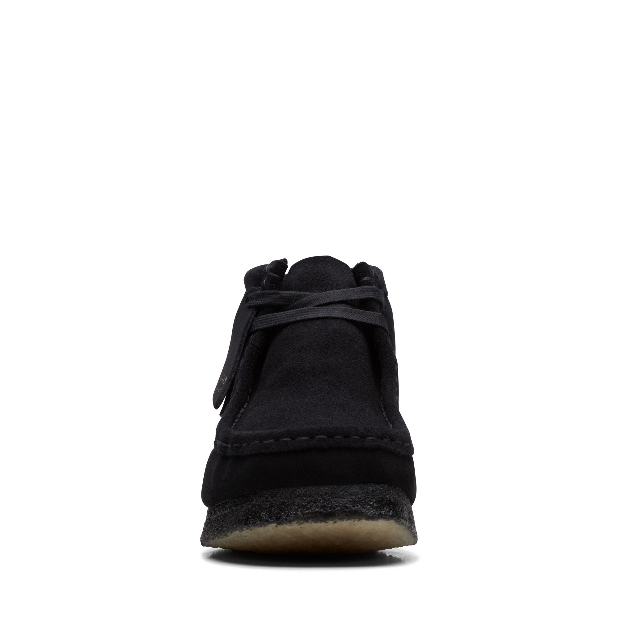 [26155517] MENS CLARKS WALLABEE BOOT - BLACK SUEDE