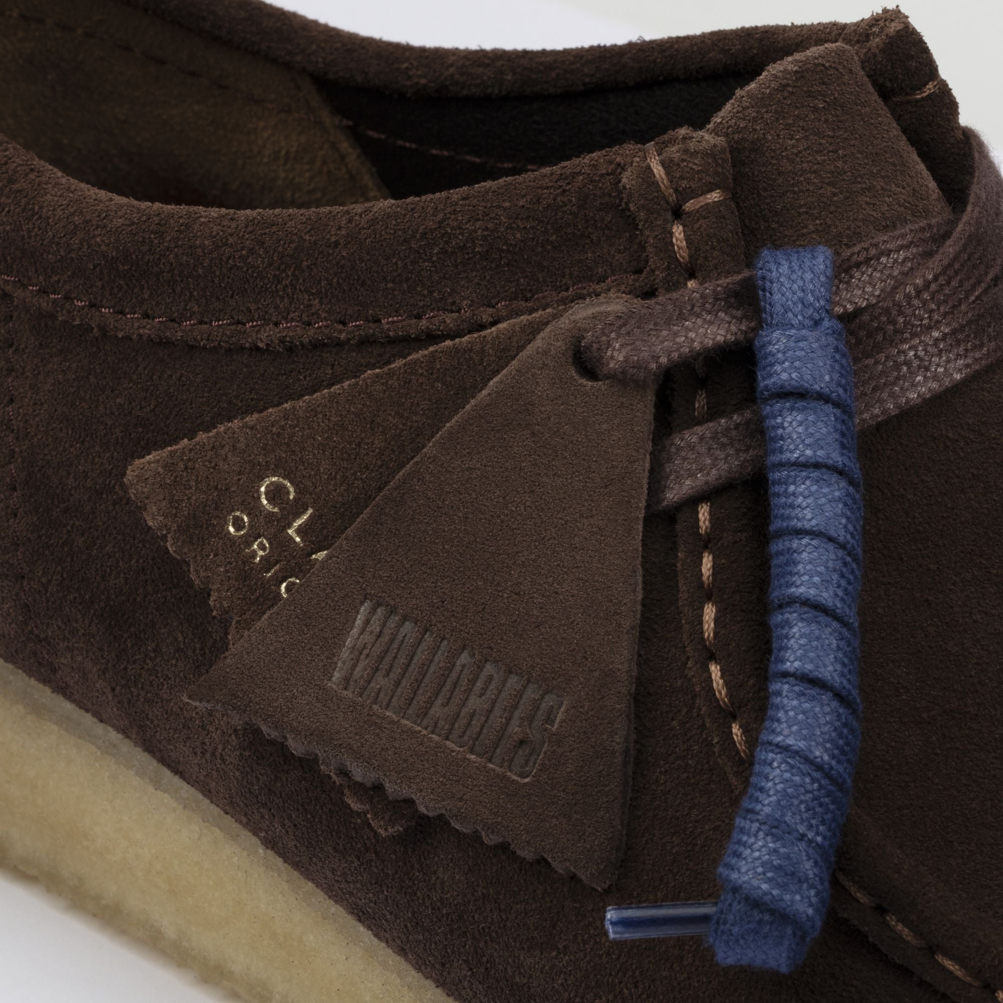 [26149258] Mens Clarks WALLABEE 'DARK BROWN MULTI'