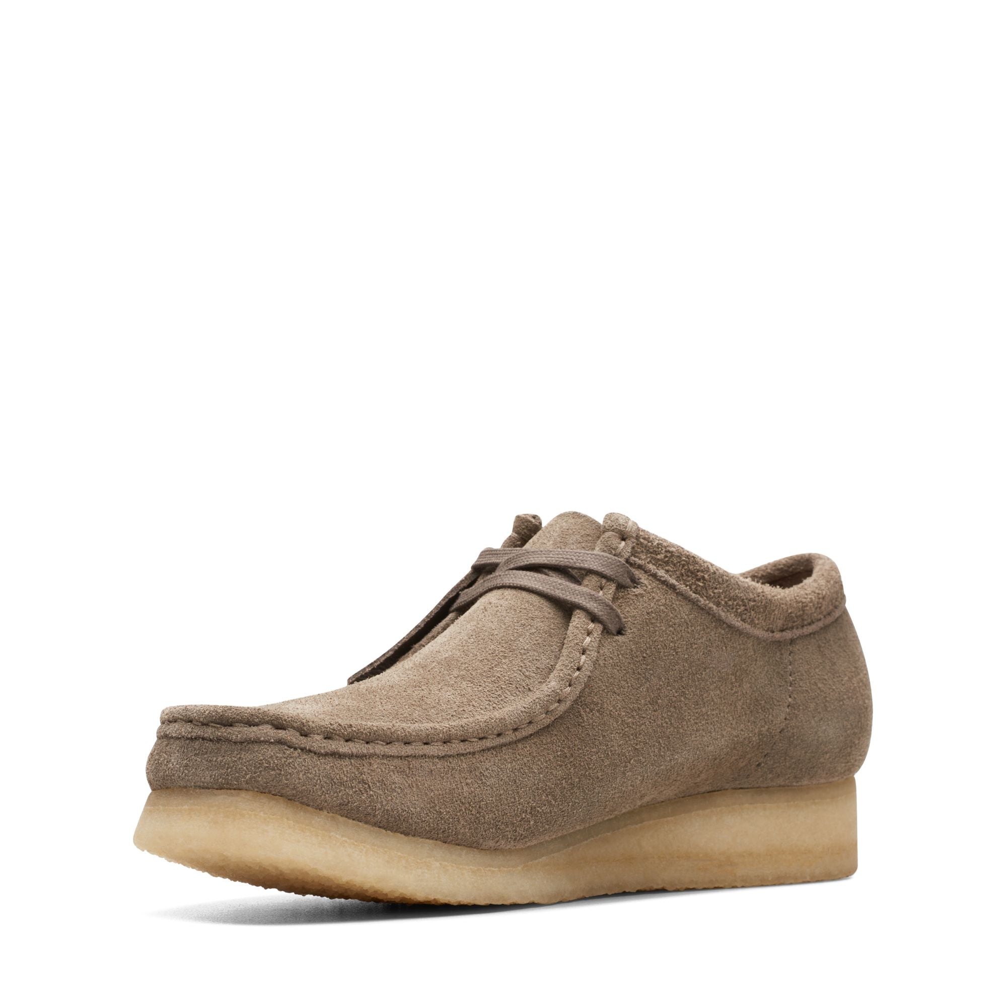 [26174049] MENS CLARKS WALLABEE - DARK GRY SUEDE