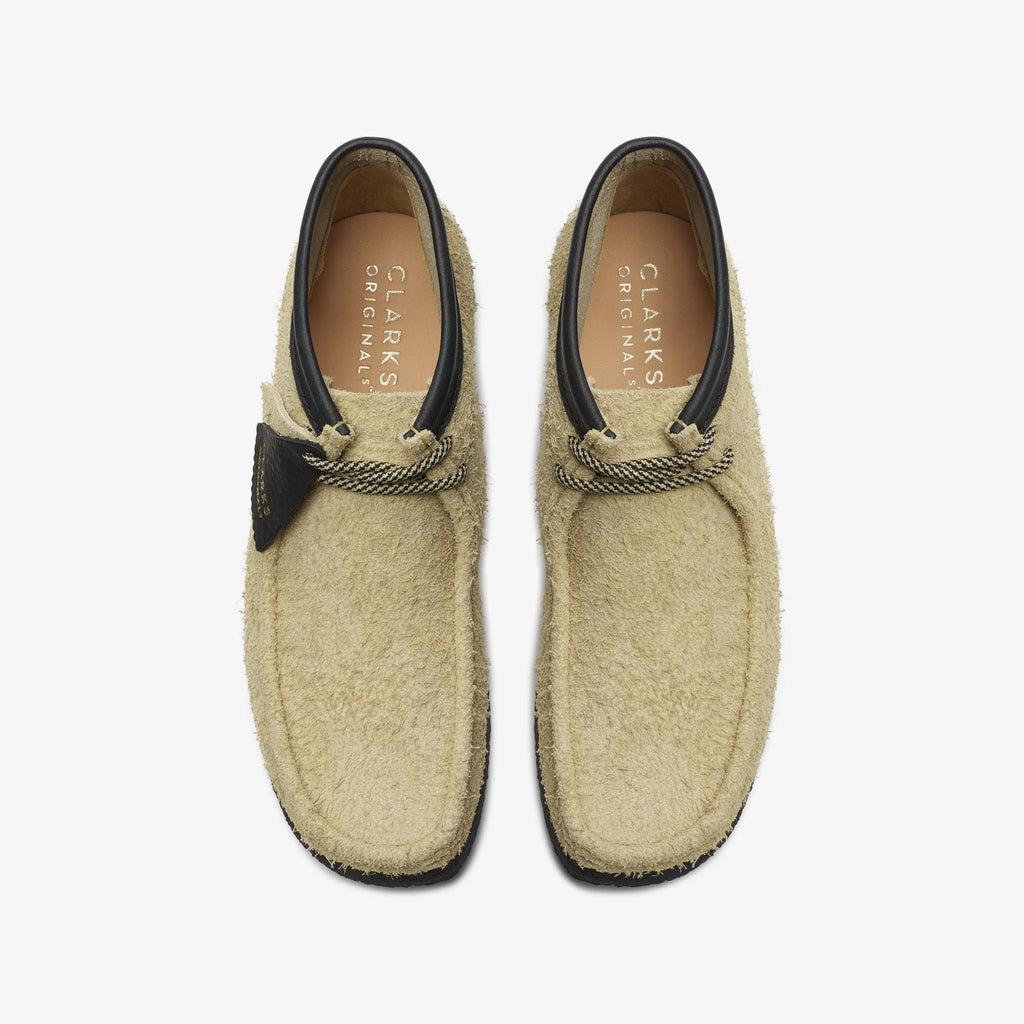 [26174051] Mens CLARKS WALLABEE BOOT - MAPLE/BLACK