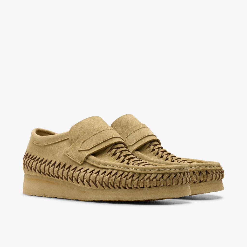 [26176534] MENS CLARKS WALLABEE LOAFER WEAVE