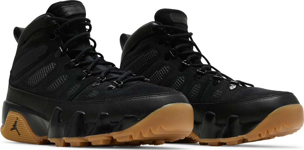 [AR4491-025] Mens Air Jordan Retro 9 Boot NRG 'Black Light Gum'